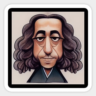 Baruch Spinoza | Comics Style Sticker